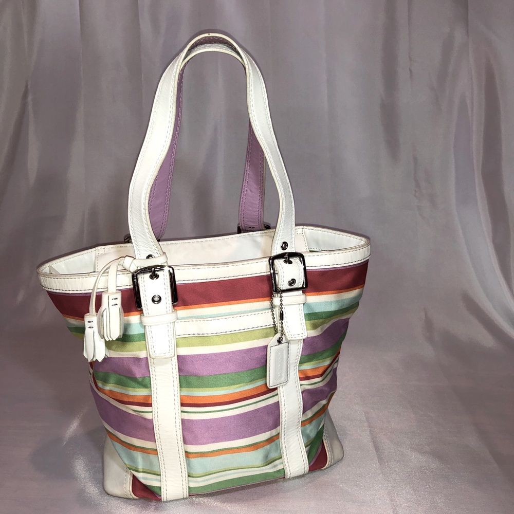 Coach Hamptons Watercolor Tote HandbagM0669-f10705